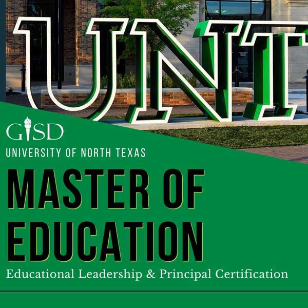 UNT & GISD Master of Education Program