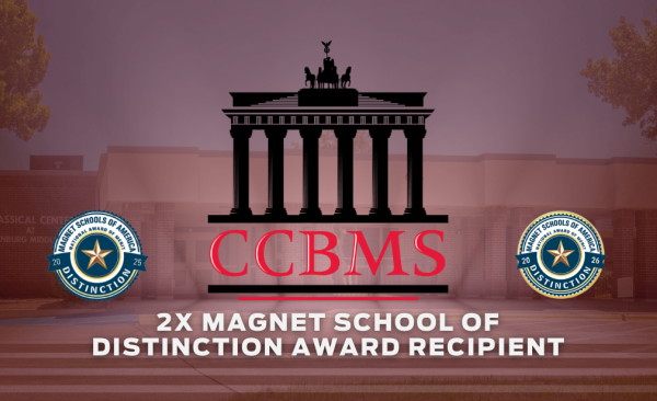 CCBMS 2x magnet school of distinction award recipient
