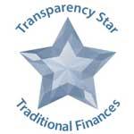 Traditional finances transparency star