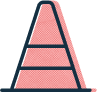 Icon representing under construction