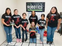 Pearson Elementary Robotics Team group photo