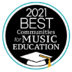 2021 Best Community for Music Education award