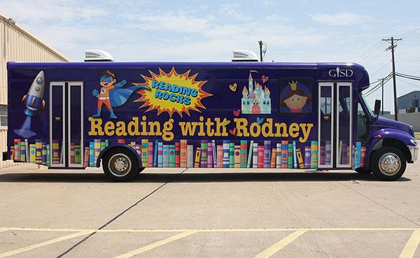 Reading with Rodney bus