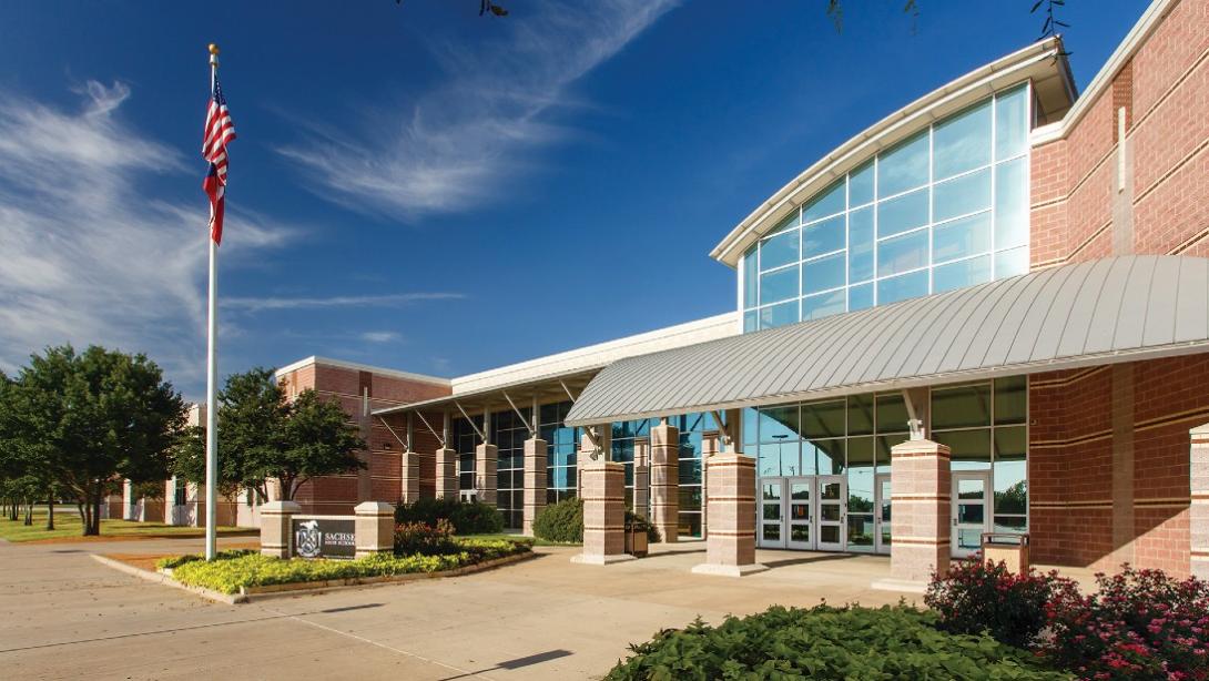 Sachse high school front view