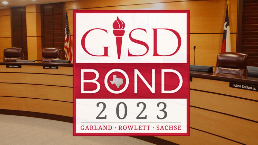 Bond 2023 logo overlaid over the Board meeting room.