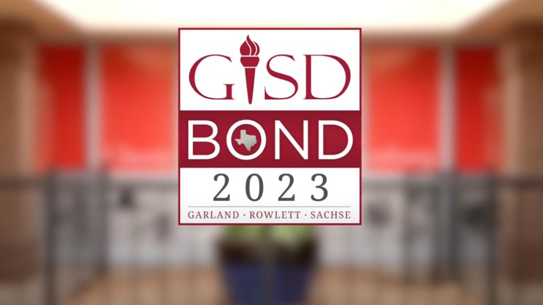 Bond 2023 logo overlaid over an image of a school façade.