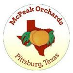 Logo for McPeak Orchards - Pittsburg, Texas