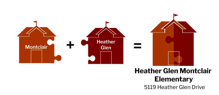 Montclair students will move to Heather Glen Elementary for the 2025-26 school year. The combined school will be called Heather Glen Montclair Elementary.