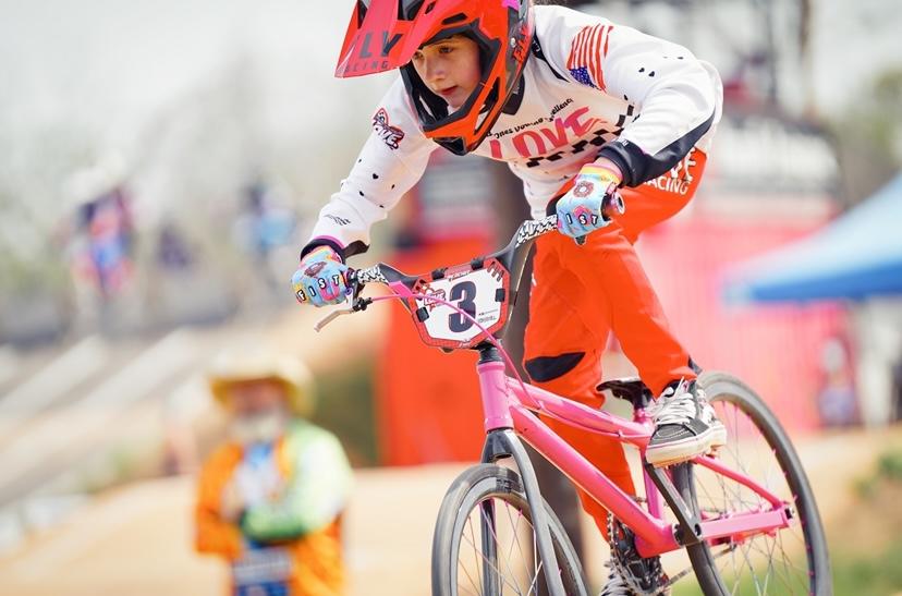 bmx racer racing