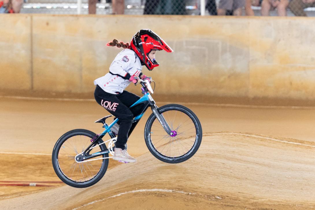 bmx racer racing