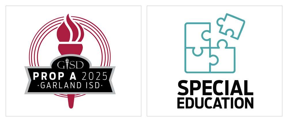 GISD Prop A logo with puzzle icon representing special education