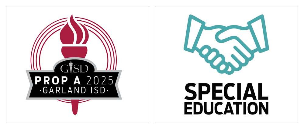 GISD Prop A logo with puzzle icon representing special education