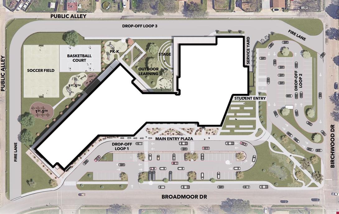 Griffin Elementary site plan