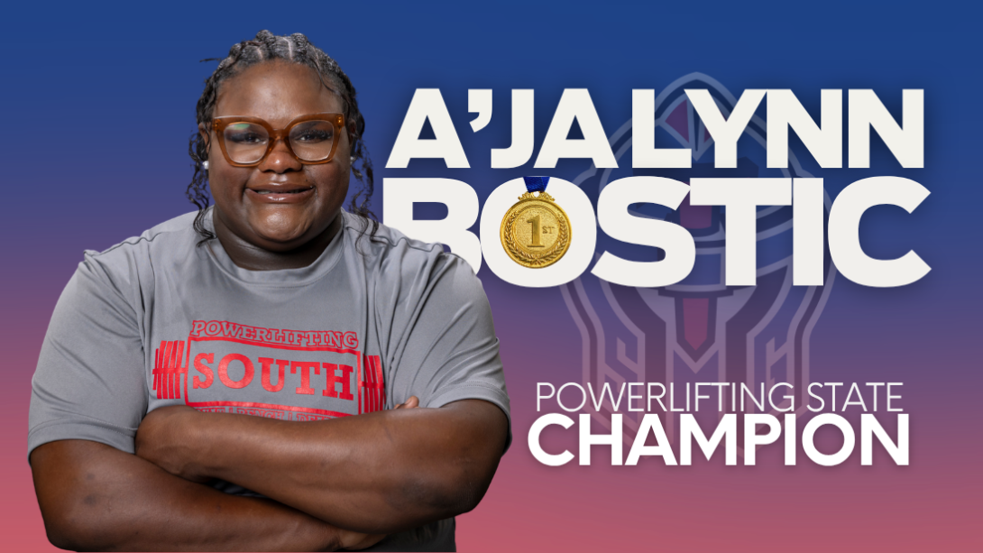 A'jaLynn Bostic Powerlifting State Champion