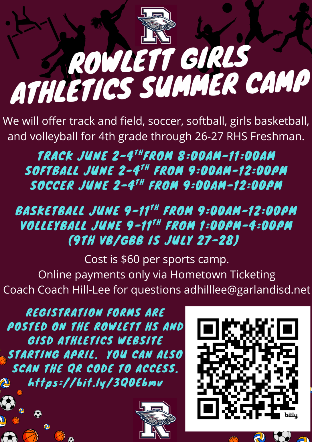 RHS Girl's Athletic Camps 2026