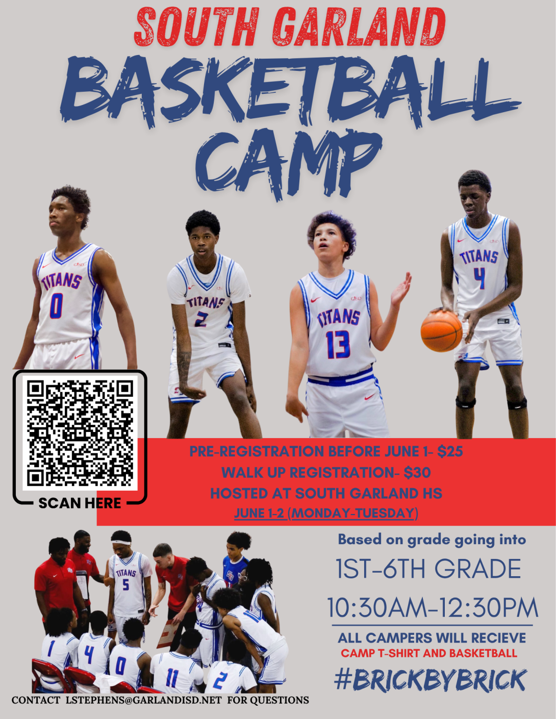 SGHS Boys Basketball Camp 2026