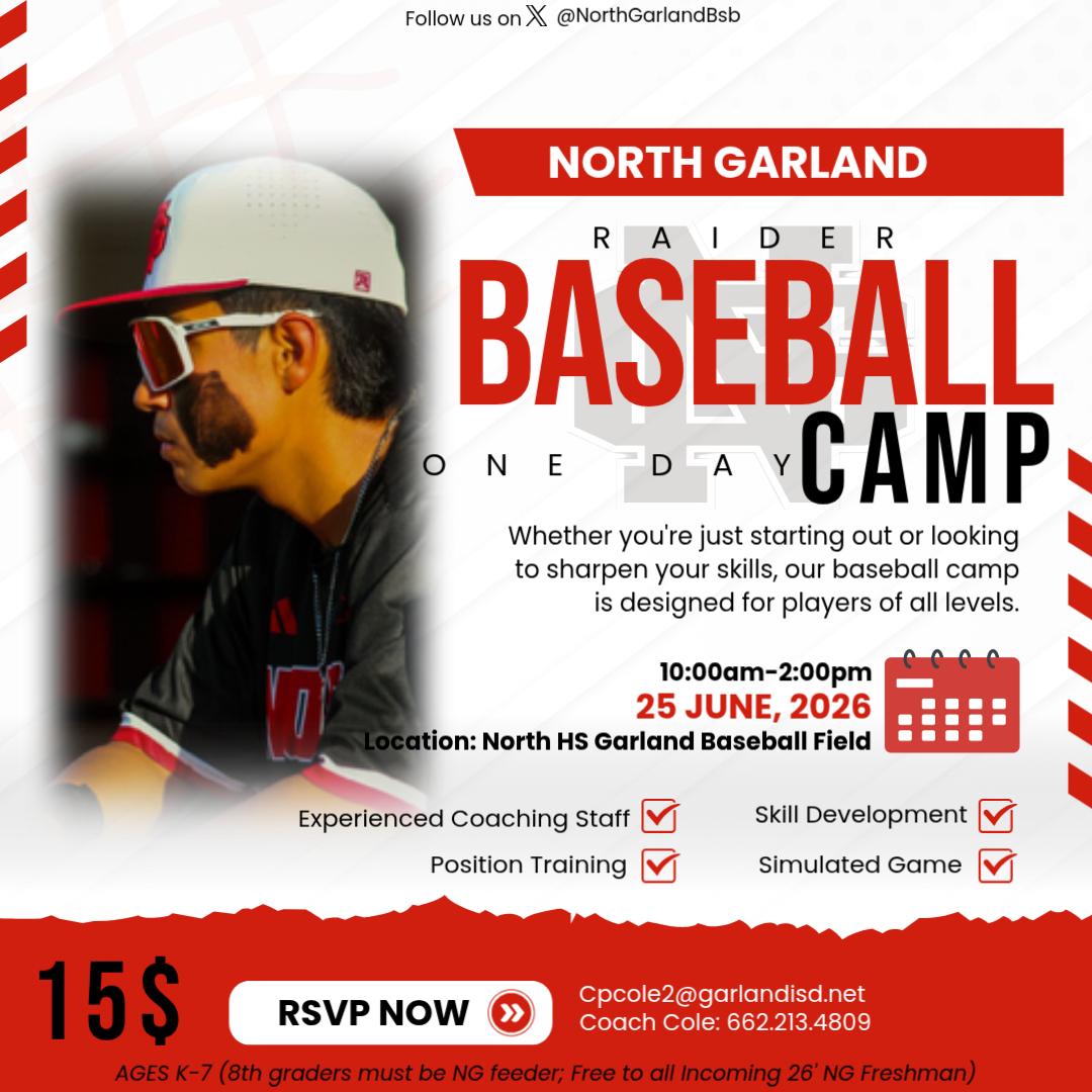 NGHS Baseball Camp 2026